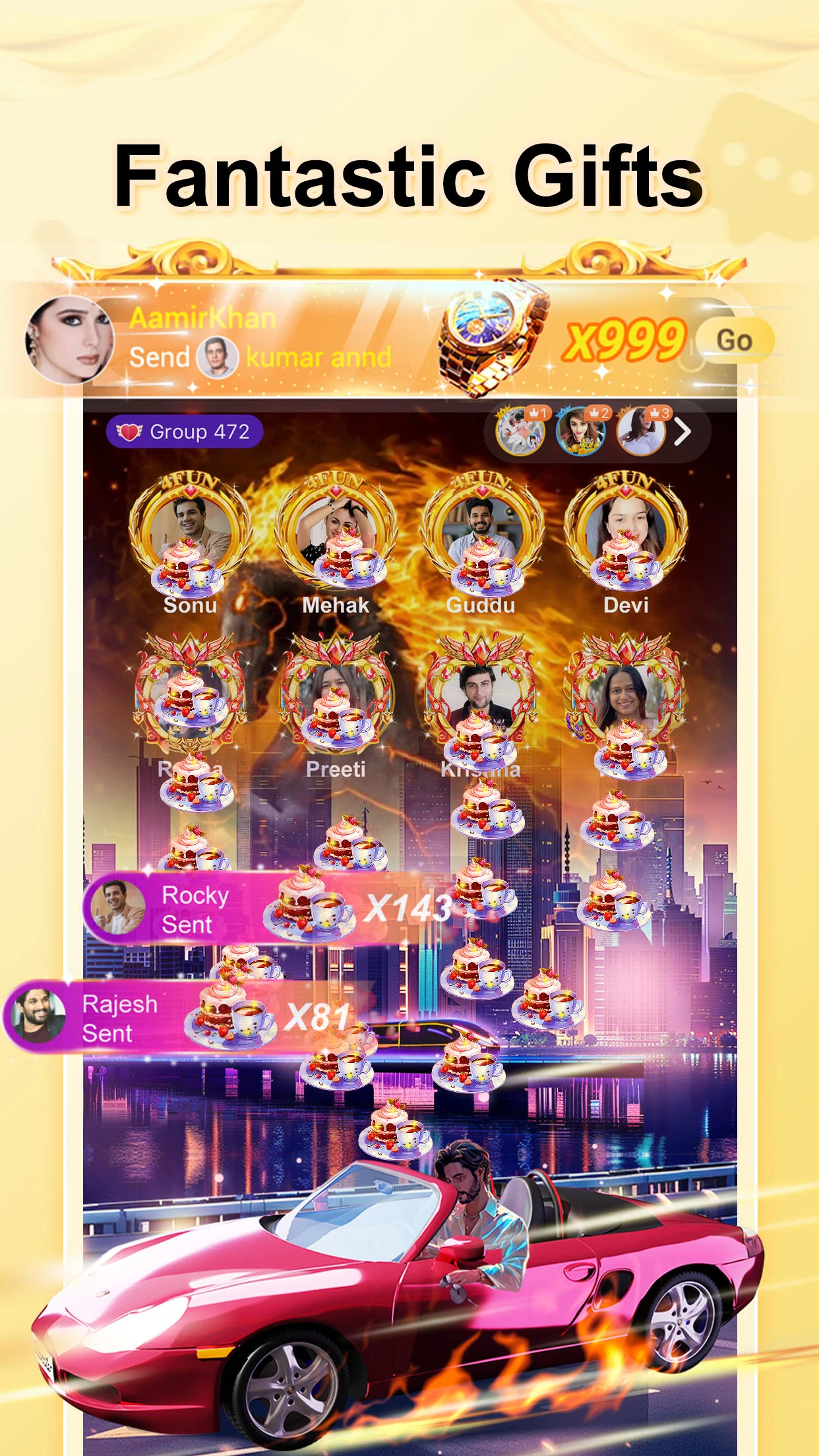 4Fun lite - Group Voice Chat screenshot